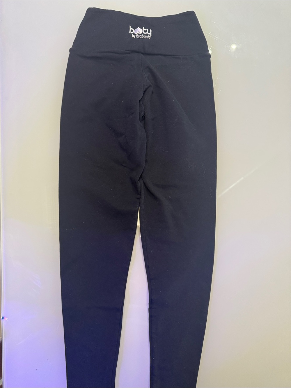 Booty by Brabants Black womens Leggings with Logo Waistband